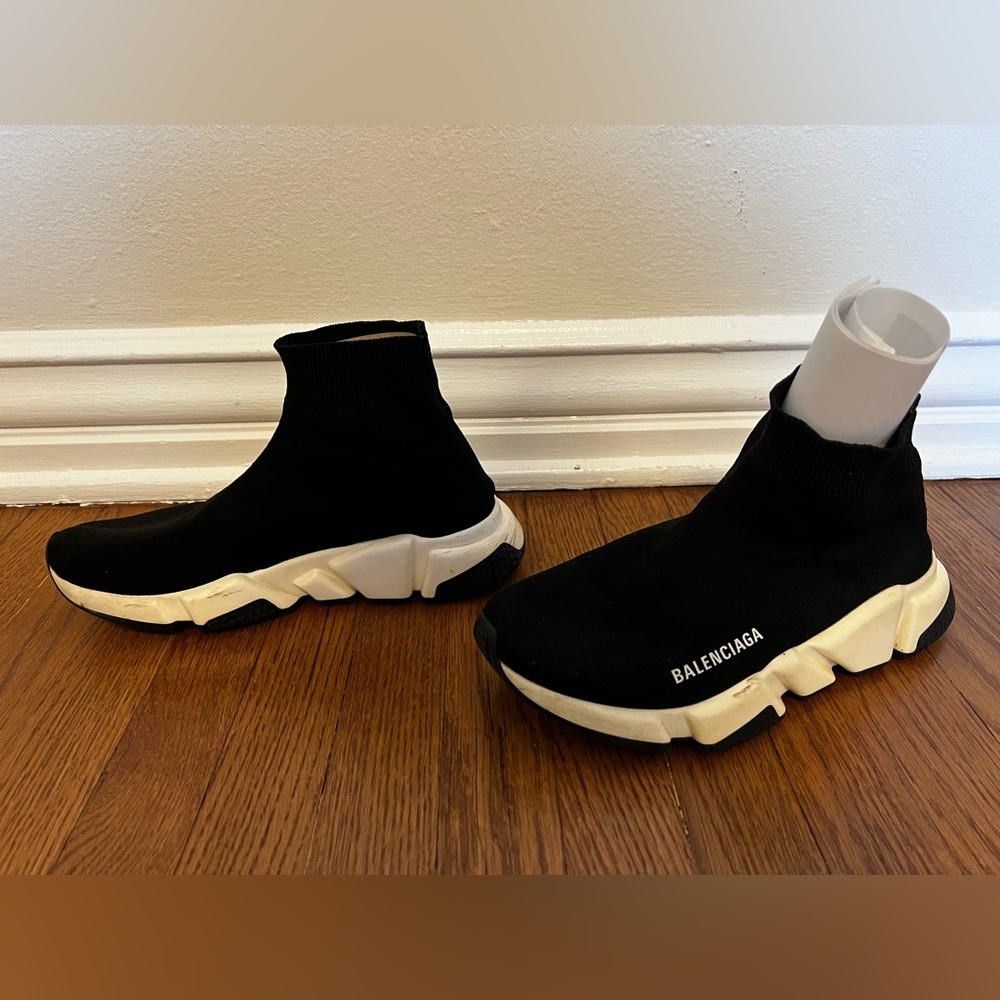 Balenciaga Black Speed Trainer Sneakers